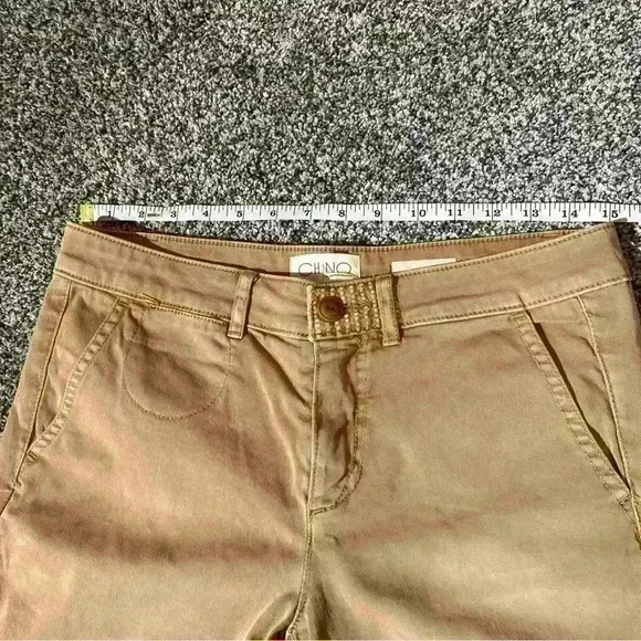 Chino by Anthropologie Khaki/Tan Relaxed Shorts-25 Relaxed - Picture 5 of 11